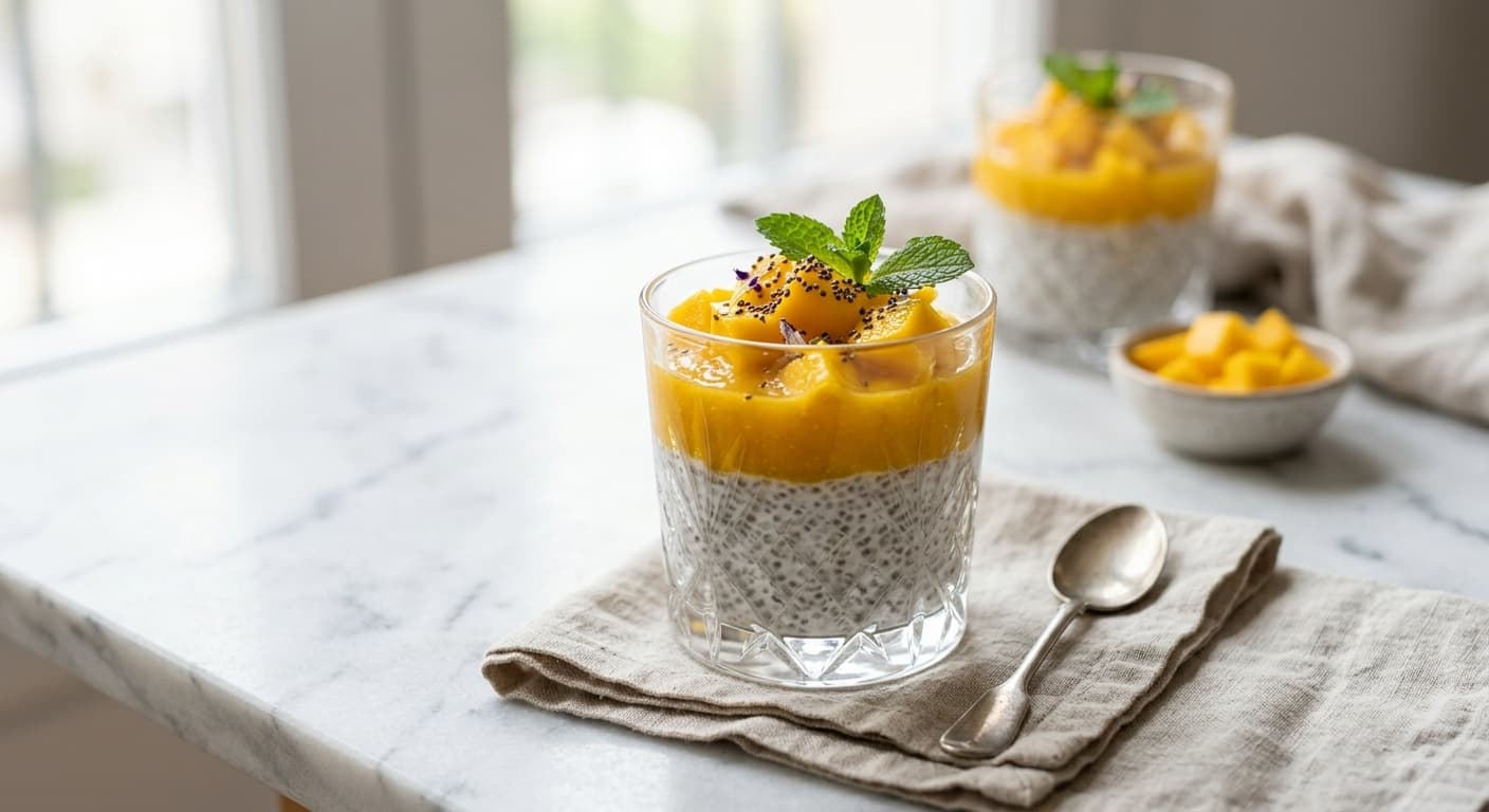 Flan de Chía y Mango: La Receta Definitiva, Saludable y Sin Horno (Guía 2026)