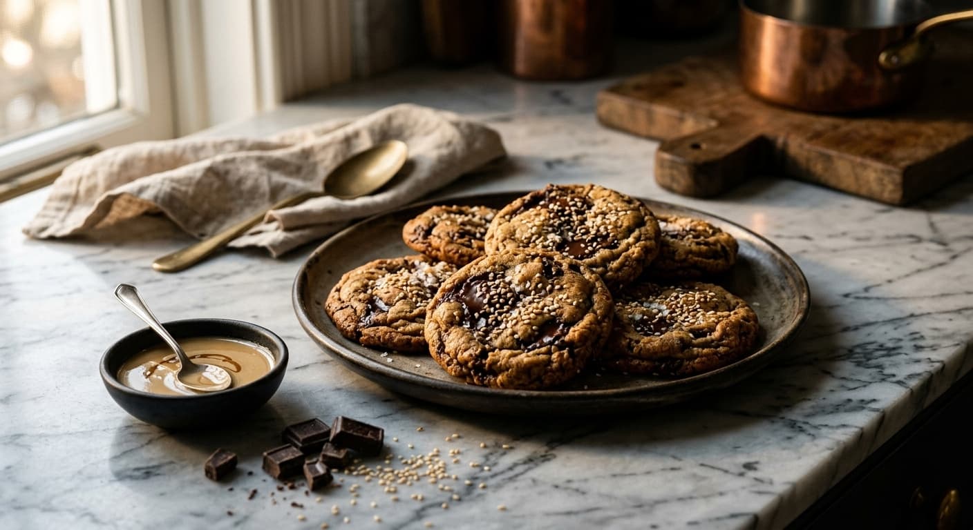 Galletas de Tahini y Chocolate: La Receta Fit y Saludable Definitiva