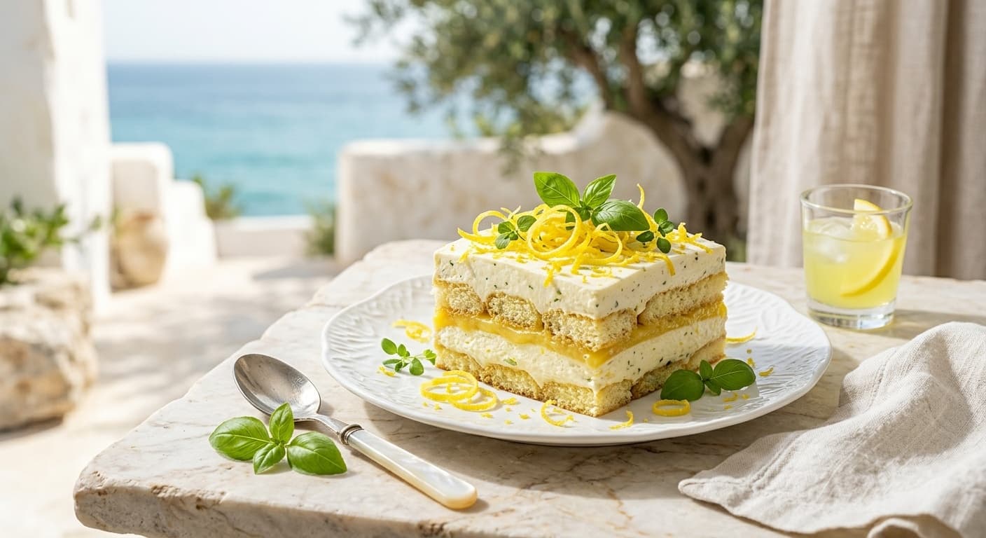 Tiramisú de Limón y Albahaca: La Guía Definitiva (Receta Gourmet y Ciencia Gastronómica)