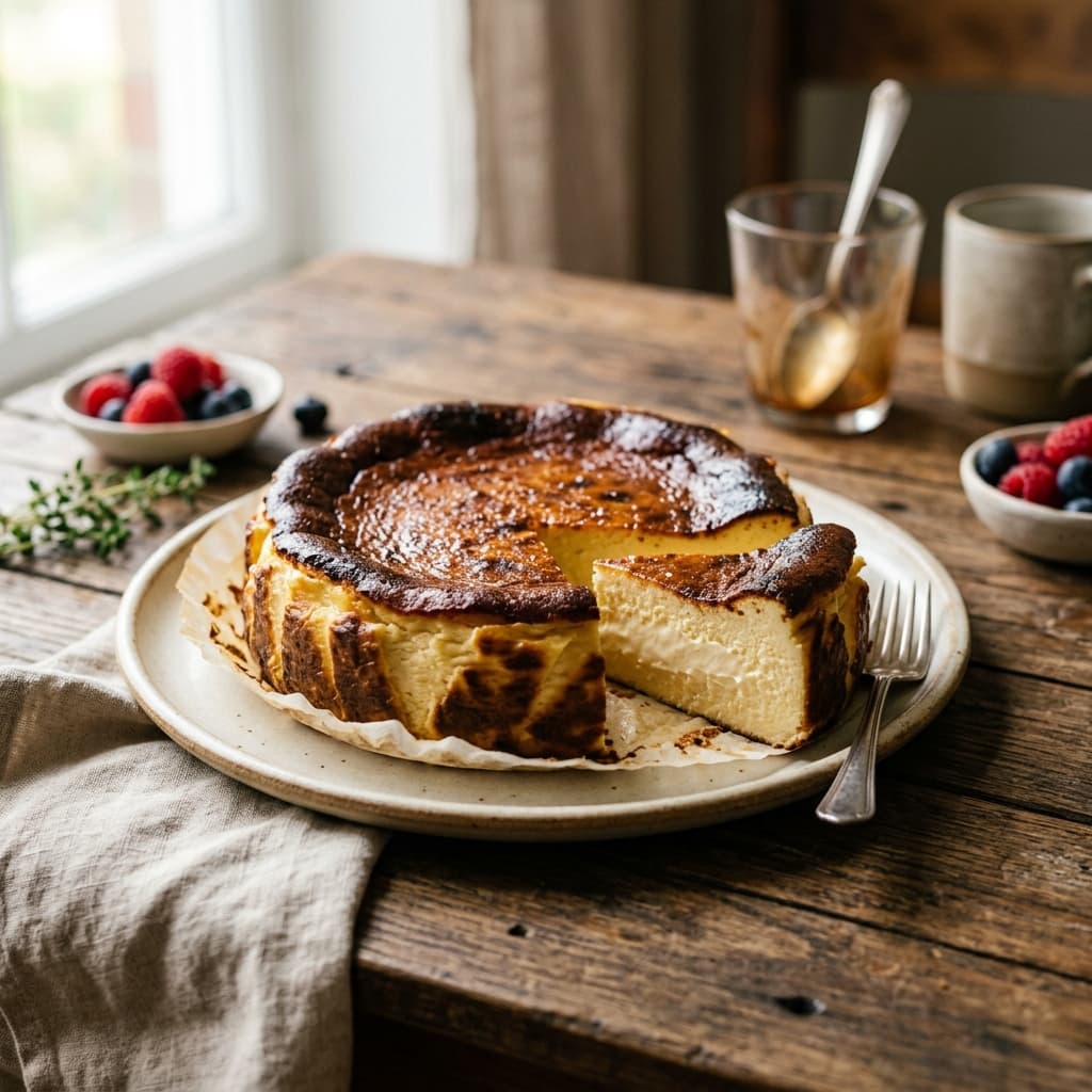 La Tarta de Queso Vasca Perfecta: El Secreto de Isabella Dolce