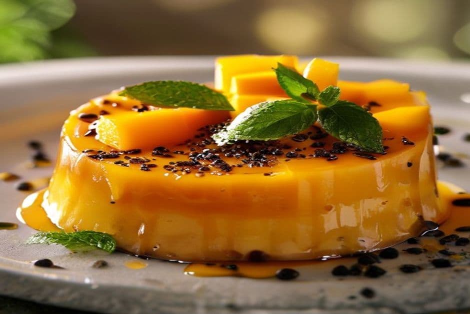 Flan de Chía y Mango Saludable sin Horno: La Receta Definitiva para un Postre Cremoso y Nutritivo